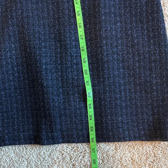 NWT Abercrombie & Fitch Small Tall Dark Blue Tweed skort Dress - Picture 8 of 11